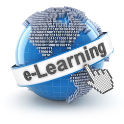 e-Learning globe graphic